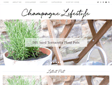 Tablet Screenshot of champagne-lifestyle.com